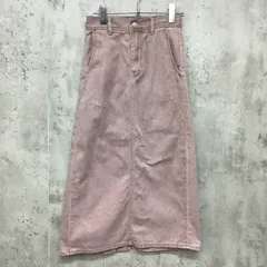 CLASSICAL ELF  ロングデニムタイトスカート　レディース　ピンクベージュ　Mサイズ