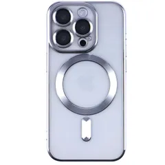 iPhone16 Pro Max ケース メタリック カメラカバーケース 【Color】シルバー