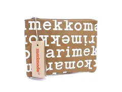 ■新品■未使用■ marimekko マリメッコ セルロース100％ クラッチバッグ セカンドバッグ マルチケース レディース ベージュ系 DG9003