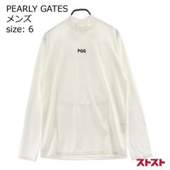 新品未使用 タグ付き PEARLY GATES 長袖シャツ サイズ6(LL)白 - メルカリ