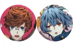 【中古】バッジ・ピンズ(キャラクター) [単品] ケイト＆タクミ 描きおろし缶バッジ2個セット 「PS Vitaソフト CharadeManiacs アニメイト限定セット」 同梱特典