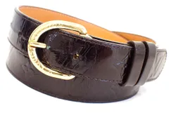 👗【LOUIS VUITTON ルイヴィトン ヴェルニ アマラント ベルト 80】パテントレザー / 高級感ある艶✨