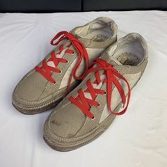 メフィストMEPHISTO　ビンテージモデル　 レザースニーカー 　サイズEU8.5 　メンズ27.0cm ベージュ系 ◆is4-4 BUZZBERG 19