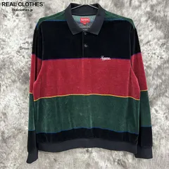 Supreme ベロア ポロシャツ Stripe Velour Polo Stripe Velour Polo | Supreme 21ss
