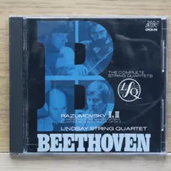 国内盤CD★リンゼイ弦楽四重奏団/■ ラズモフスキー第2番*弦楽四重奏曲第8番ホ短調 【CRCB69/4988007069007】J22397のサムネイル
