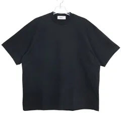everyone エブリワン COTTON TEE SHIRT EV25-C21 コットン Tシャツ ブラック クルーネック ショートスリーブ カットソー 半袖 サイズL augk