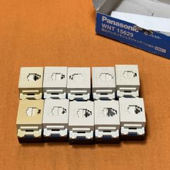 埋込テレホンモジュラジャック(10個入) ナショナル WNT15629