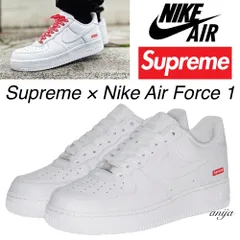 Supreme x Nike Air Force 1 Low White/シュプリーム × ナイキ エア フォース ワン ロウ オールホワイト/レア/CU9225-100のサムネイル