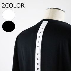 バーニヴァーノ 半袖Ｔシャツ bss-oth5239 HT 春夏物 BARNIVARNO 新作 ロゴ カジュアル 40代 50代 60代 希少 きれいめ おしゃれ 洋服 ホワイト クロ ブラック ロゴ プリントmens 新品 正規品 バーニバーノ