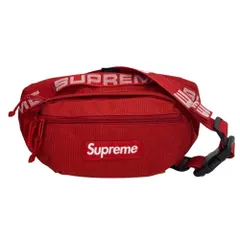 Supreme シュプリーム 18SS CORDURA ウエストバッグ 赤 Supreme シュプリーム 18SS Cordura Ripstop Nylon Waist bag
