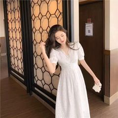 MONNALISA チュールフリル袖にお花柄の大人な可愛いワンピース - メルカリ