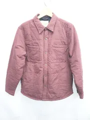 ◇ ⊇ weatherproof 裏起毛 中綿 長袖 ジャケット ブルゾン サイズM ボルドー系 メンズ E  【1506250012316】