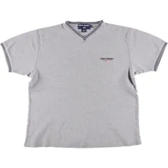 古着 00年代 ラルフローレン Ralph Lauren POLO SPORT ポロスポーツ Vネック 半袖 ワンポイントロゴTシャツ メンズL相当/eaa535293