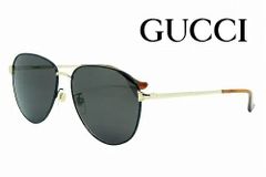 GUCCI グッチ カスタムサングラス GG0577OA-002(57SIZE) SUPERBLACK 可視光線透過率10％ ティアドロップ メンズ レディス 国内正規品