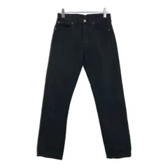 90年代 イギリス製 Levi's リーバイス 501 デニムパンツ ユーロ ブラック(メンズ W32 L32)中古 古着 V1927