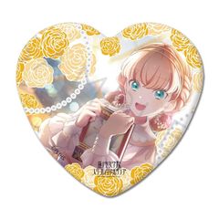 シンクイノベーション(SYNC INNOVATION) 『ラブライブ!蓮ノ空女学院スクールアイドルクラブ』 [日野下 花帆] 第3弾 ハート形缶バッジ 約52mm×57mm ブリキ SYNC-HNS3HKB-SA