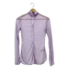 Mame Kurogouchi / マメクロゴウチ | 2023AW | Hybrid Yarn Wool Jersey High Neck Top ハイネック トップス | 1 | ライトパープル | レディース