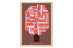 Atelier Cph アートポスター A3 PLAY 010 tree/98xPLAY010-A3