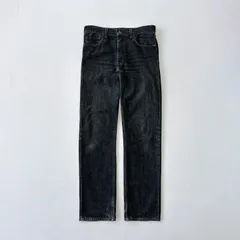 90s リーバイス505 先染め　ブラック　ストレートデニム Y2292