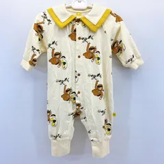 ◆moimoln 動物柄　さる　ロンパース 80サイズ
