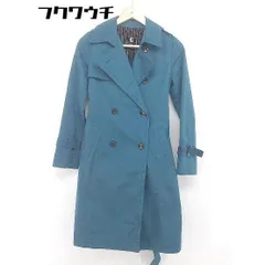 ◇ ◎ MAYSON GREY メイソングレイ ベルト付き 長袖 コート サイズ0 ブルー系 レディース 【中古】 【1102120002953】