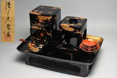 みみこ様専用 BS007 立礼棚 淡々斎好写 御園棚 点茶盤 椅子2点 電熱付