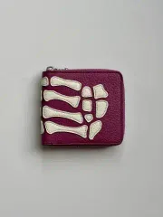 Kapital Thumb-Up Bone Hand Zip Wallet - Red – Totem Brand Co.