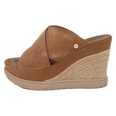 ▽ 未使用品UGG ウェッジソールサンダル　スウェード 25cm UGG ウェッジソール サンダル - メルカリ