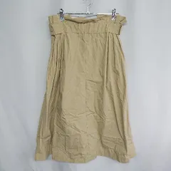 ◇ Θ ZARA ザラ マキシ フレアー スカート サイズM ベージュ レディース E  【1409240022435】