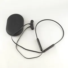 Beats by Dr.Dre BEATS FLEX ワイヤレスイヤホン USED美品 ビーツ MYMC2PA/A ブラック ネックバンド マイク ポーチ付 完動品 V0798