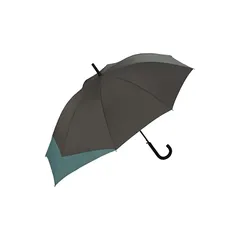 Wpc. 雨傘 [バックパックが濡れない] BACK PROTECT グレー×ブルーグリーン 長傘 メンズ 晴雨兼用 60cm 大きい ジャンプ リュック 後ろが長い 通勤 通学 男性 女性 シンプル おしゃれ UX04-932-001 0