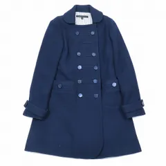マークジェイコブス MARC JACOBS ナポレオン ダブルボタン ウールコート ミドル丈 ジャケット ブルゾン 4 ネイビー/16YBA11 レディースのサムネイル