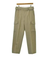 オーラリー　フィールドパンツ　ライトグレー　サイズ4 秋冬定番】テーパードフィット1プリーツパンツ ウールフランネル