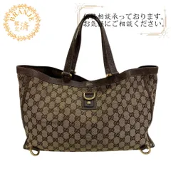 GUCCI グッチ ショルダートートー BAG GG柄 アビーライン 美品