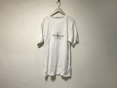 本物カルバンクラインジーンズCalvinKleinJeansコットンレーヨンロゴ刺繍半袖Tシャツメンズサーフアメカジミリタリーストリートスケーターワークビジネススーツモードゴルフ白ホワイトMトルコ製