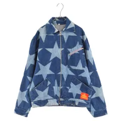 Vivienne Westwood (ヴィヴィアンウエストウッド) 90s スタープリントデニムジャケット ジップアップジャケット インディゴ/ホワイトのサムネイル