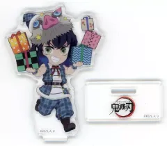 【中古】アクリルスタンド・アクリルパネル 嘴平伊之助 「鬼滅の刃×ufotable cafe クリスマスイベント2021 ランダムアクリルスタンド」