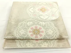西陣-服部織物謹製」 こはく錦製造元 正絹 最高級品 袋帯
