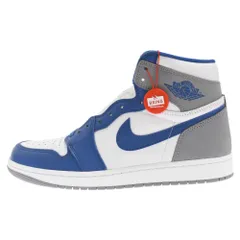 NIKE (ナイキ) AIR JORDAN 1 RETRO HIGH OG TRUE BLUE エア ジョーダン レトロ ハイ トゥルーブルー ハイカットスニーカー ブルー/グレー US10/28cm DZ5485-410