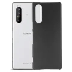 Xperia 1 III ケース SO-51B SOG03 エクスペリア1 マーク3  耐衝撃 シンプル さらさら ハード ケース 【Color】 ブラックのサムネイル