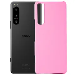 Xperia 5 IV ケース SO-54C SOG09 A204SO エクスペリア5 マーク4 耐衝撃 シンプル さらさら ハード ケース 【Color】 ピンクのサムネイル