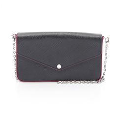 LOUIS VUITTON ルイ・ヴィトン ポシェットフェリシー エピ ノワール ホットピンク ショルダーバッグ