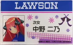 【中古】バッジ・ピンズ 中野二乃 アクリルバッジ 「五等分の花嫁∬×ローソン」 Loppi・HMV＆BOOKS online限定