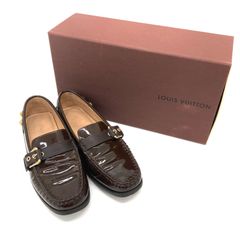 ◇LOUIS VUITTON◇ルイヴィトン ローファー ブラウン 22cm - メルカリ