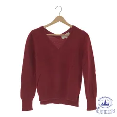 ☆美品☆ ROPE' PICNIC ロペピクニック トップス ニット Ｖネック 長袖 レディース ワインレッド 38 901-5612 送料無料 古着