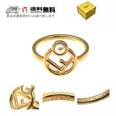 FENDI フェンディ FFロゴ O'LOCK オーロック パール リング 指輪