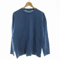 トゥモローランド TOMORROWLAND Tシャツ カットソー クルーネック 長袖 M 青 ブルー /EEのサムネイル