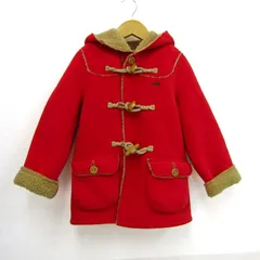 エーアーベー ダッフルコート アウター 裏ボア フリース キッズ 男の子用 110サイズ オレンジ e.a.B 【中古】のサムネイル
