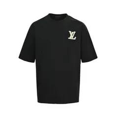 【今日WTO】Louis Vuitton 25ss 編み込み刺繍ロゴ T-LP98