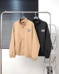 バレンシアガ（Balenciaga） BLCG の定番の麦穂柄防水ライダージャケット -MM輸入